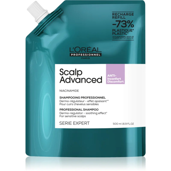  L’oréal Professionnel Serie Expert Scalp Advanced Szampon Do Wrażliwej I Podrażnionej Skóry Głowy 500 Ml 