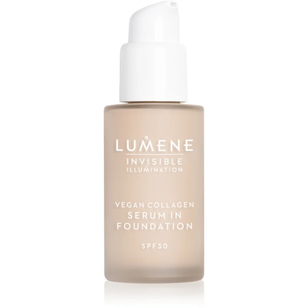  Lumene Invisible Illumination Vegan Collagen Serum In Foundation Lekki Podkład O Działaniu Odżywczym Spf 30 0.5 30 Ml 