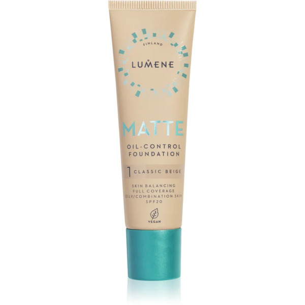  Lumene Matte Oil-control Podkład Matujący Odcień 1 Classic Beige 30 Ml 