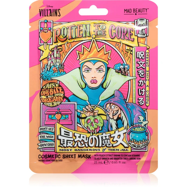 Mad Beauty Disney Villains Evil Queen Maseczka W Płachcie O Działaniu Nawilżająco-rewitalizującym 25 Ml 