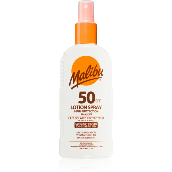  Malibu Lotion Spray High Protection Krem Do Opalania Spf 50 200 Ml 