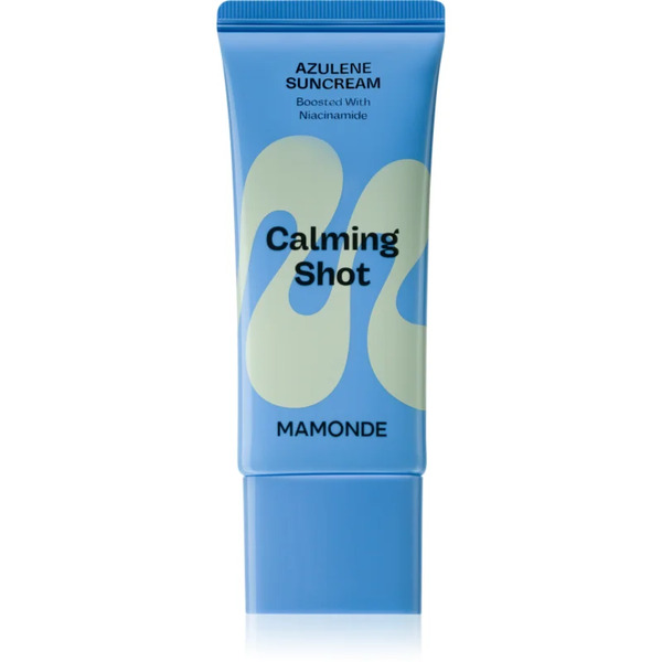  Mamonde Calming Shot Azulene Suncream Ochronny Krem Do Twarzy O Działaniu Uspokajającym Spf 50+ 35 Ml 