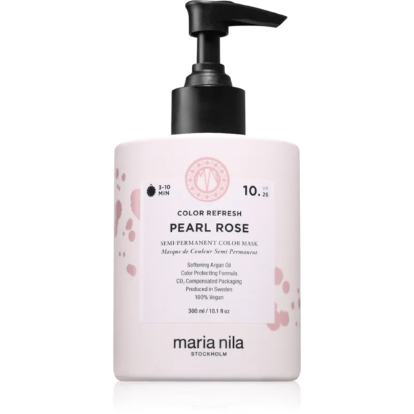  Maria Nila Colour Refresh Delikatna Odżywiająca Maska Bez Trwałych Pigmentów Barwiących Odcień Pearl Rose 10.26 300 Ml 
