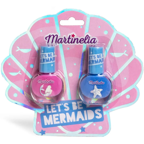  Martinelia Let´s Be Mermaid Nail Duo Zestaw Lakierów Do Paznokci Dla Dzieci Kilka Odcieni Pink, Blue 2x4 Ml 