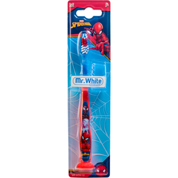  Marvel Spiderman Manual Toothbrush Szczoteczka Do Zębów Dla Dzieci Z Osłonką Podróżną Soft 3y+ 1 Szt. 