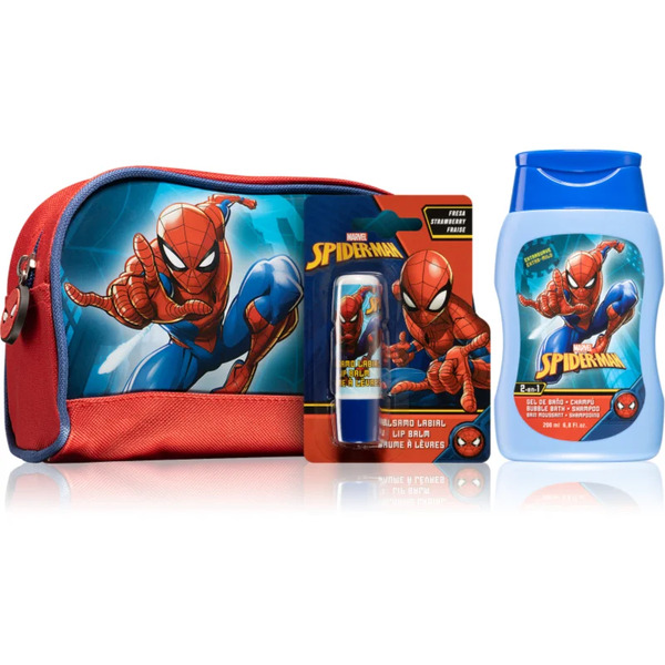  Marvel Spiderman Toilet Bag Zestaw Upominkowy Dla Dzieci 
