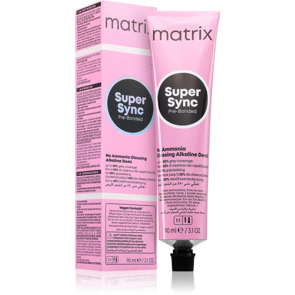 Matrix Super Sync Pre-bonded Demi-permanentna Farba Do Włosów Odcień 3nn Neutral Neutral Natural Black 90 Ml 
