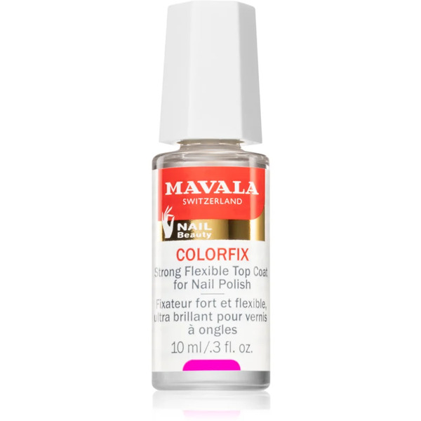  Mavala Nail Beauty Colorfix Lakier Nawierzchniowy Zapewniający Doskonałą Ochronę I Intensywny Blask 10 Ml 