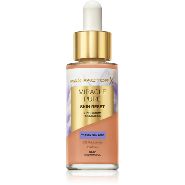  Max Factor Miracle Pure Skin Reset Podkład Pielęgnacyjny Odcień 70-85 Medium Cool 30 Ml 