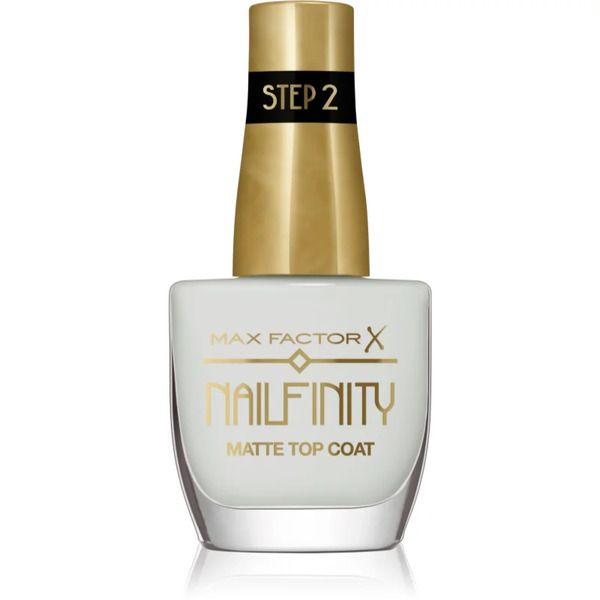  Max Factor Nailfinity Matte Top Coat Top Na Lakier Hybrydowy Z Matowym Wykończeniem Odcień 101 Velvet Curtain 12 Ml 
