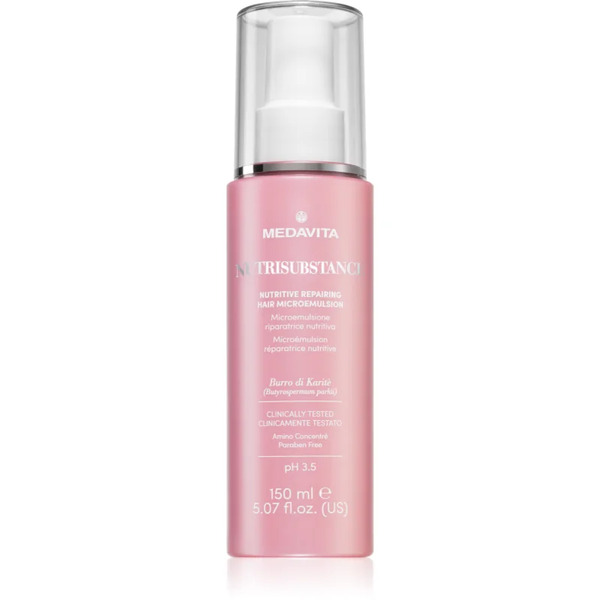  Medavita Nutrisubstance Nutritive Repairing Hair Microemulsion Emulsja Odżywcza O Działaniu Regenerującym 150 Ml 