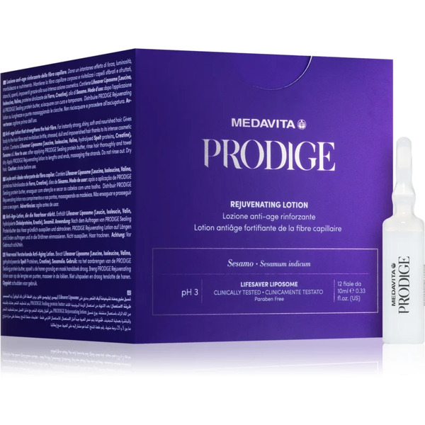  Medavita Prodige Rejuvenating Lotion Pielęgnacji Skóry Głowy Bez Spłukiwania O Działaniu Odmładzającym 12x10 Ml 