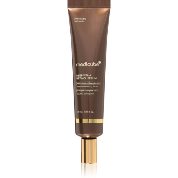  Medicube Deep Vita A Retinol Serum Serum Przeciwzmarszczkowe Z Retinolem O Działaniu Odżywczym 30 Ml 