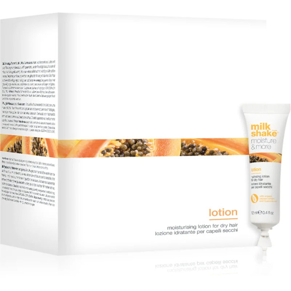  Milk_shake® Moisture & More Lotion Mleczko Nawilżające Do Włosów Suchych 12x12 Ml 