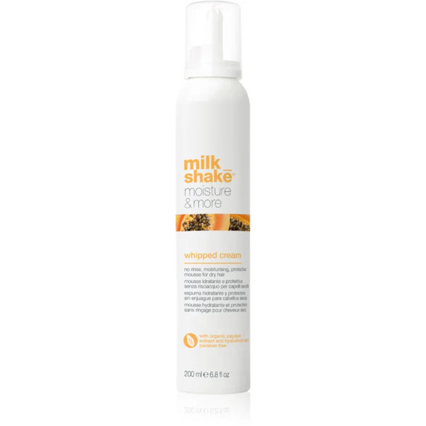 Milk_shake® Moisture & More Whipped Cream Kuracja Nawilżająca Bez Spłukiwania Do Włosów Suchych 200 Ml 
