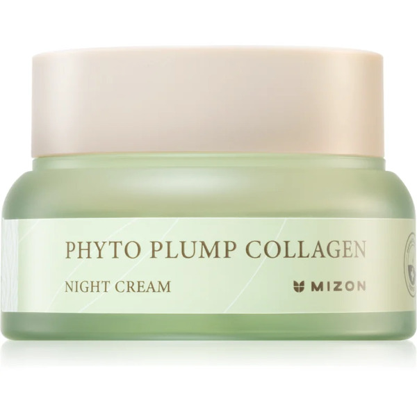  Mizon Phyto Plump Collagen Nawilżający Krem Przeciwzmarszczkowy Na Noc O Działaniu Uspokajającym 50 Ml 