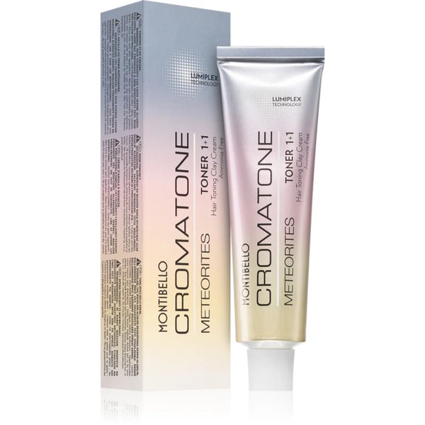  Montibello Cromatone Meteorites Toner Toner Koloryzujący Do Włosów W Odcieniu Jasny Blond, Z Pasemkami Oraz Siwych Odcień Titanium Grey 60 G 