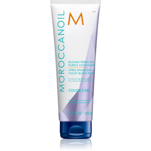  Moroccanoil Color Care Blonde Perfecting Purple Conditioner Odżywka Fioletowa Do Włosów Blond I Z Balejażem 200 Ml 