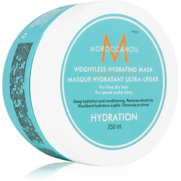  Moroccanoil Hydration Weightless Hydrating Mask Maseczka Głęboko Nawilżająca Do Włosów Suchych I łamliwych 250 Ml 
