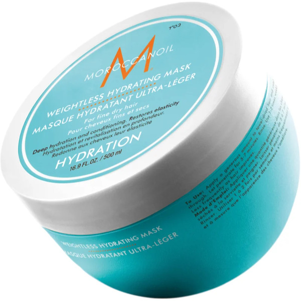  Moroccanoil Hydration Weightless Hydrating Mask Maseczka Głęboko Nawilżająca Do Włosów Suchych I łamliwych 500 Ml 