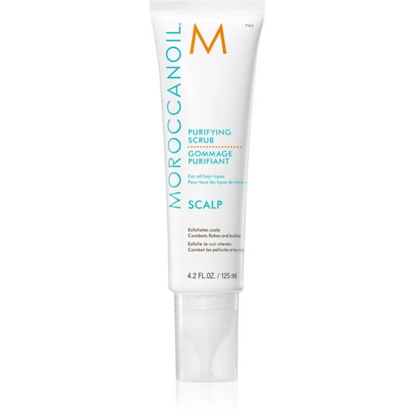  Moroccanoil Scalp Purifying Scrub Delikatny Peeling Oczyszczający O Działaniu Uspokajającym Do Skóry Głowy 125 Ml 