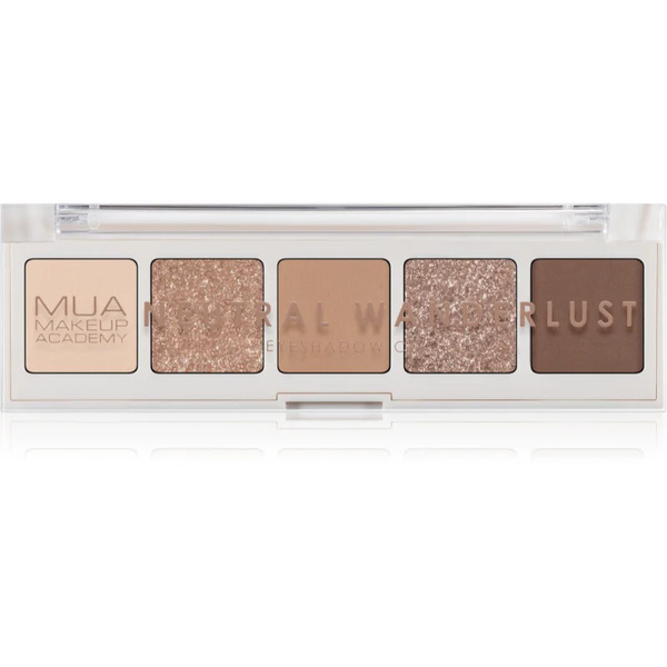  Mua Makeup Academy Eyeshadow Collection 5 Shade Palette Paleta Cieni Do Powiek Odcień Neutral Wanderlust 3.8 G 