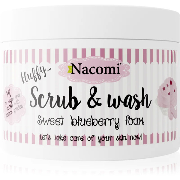  Nacomi Fluffy... Sweet Blueberry Foam Peeling Do Ciała 180 Ml 