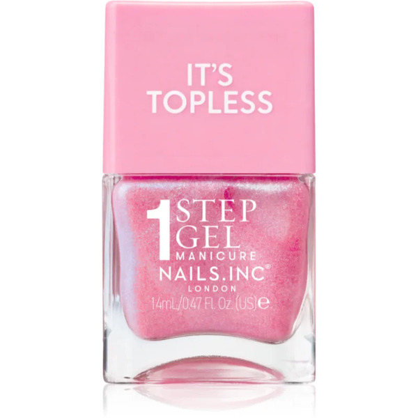  Nails Inc. It’s Topless Lakier Hybrydowy Do Paznokci Dla Długotrwałego Efektu Odcień Danielle Magenta Shimmer 14 Ml 
