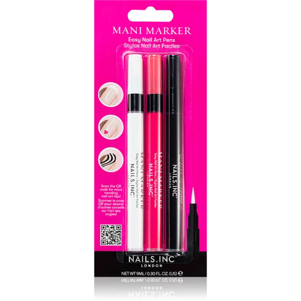  Nails Inc. Mani Marker Trio Zestaw Do Manicure 