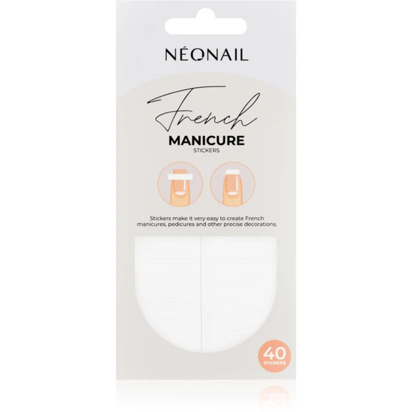 Neonail French Manicure Stickers Naklejki Na Paznokcie Typ 02 40 Szt. 