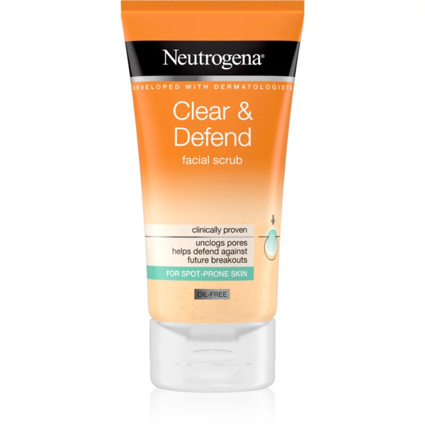  Neutrogena Clear & Defend Peeling Z Kwasem Salicylowym 150 Ml 