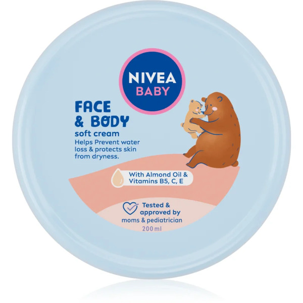  Nivea Baby Soft Krem Nawilżający Do Twarzy I Ciała 200 Ml 