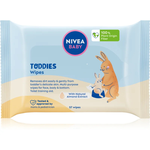  Nivea Baby Toddies Chusteczki Nawilżane Dla Dzieci 57 Szt. 