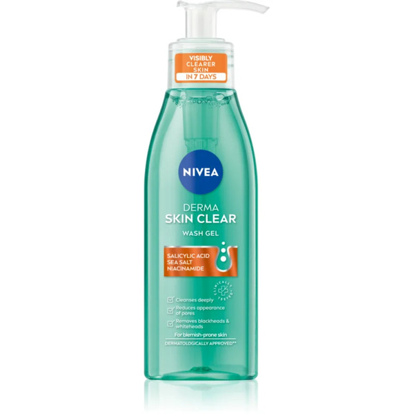  Nivea Derma Skin Clear Oczyszczający żel Do Twarzy 150 Ml 