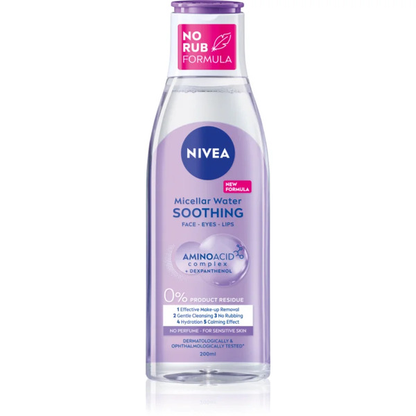  Nivea Micellar Soothing Oczyszczający Płyn Micelarny Dla Cery Wrażliwej 200 Ml 
