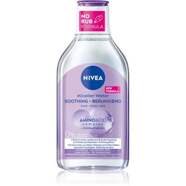  Nivea Micellar Soothing Oczyszczający Płyn Micelarny Dla Cery Wrażliwej 400 Ml 