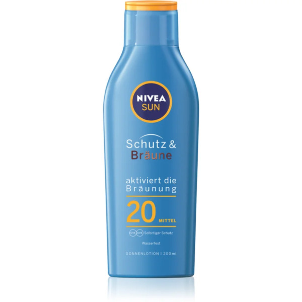  Nivea Sun Protect & Bronze Intensywne Mleczko Do Opalania Spf 20 200 Ml 