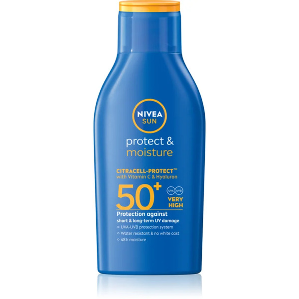  Nivea Sun Protect & Moisture Nawilżające Mleczko Do Opalania Spf 50+ 100 Ml 