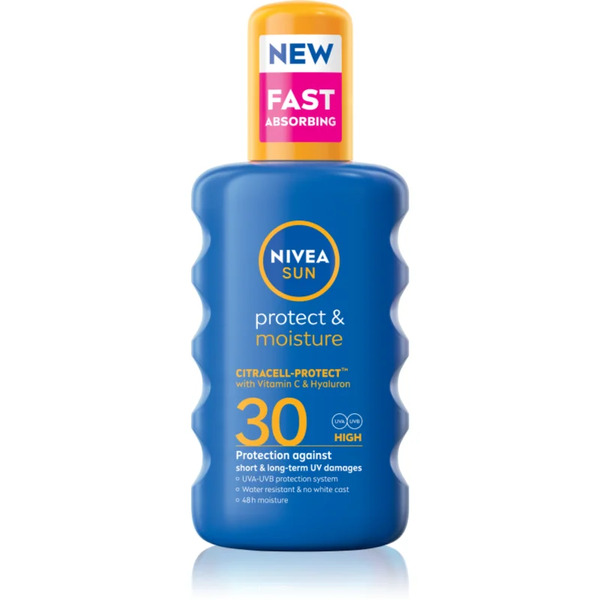  Nivea Sun Protect & Moisture Spray Nawilżający Do Opalania Spf 30 200 Ml 