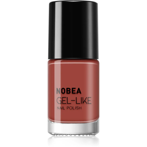  Nobea Day-to-day Gel-like Nail Polish Lakier Do Paznokci Z żelowym Efektem Odcień Fired Brick #n15 6 Ml 