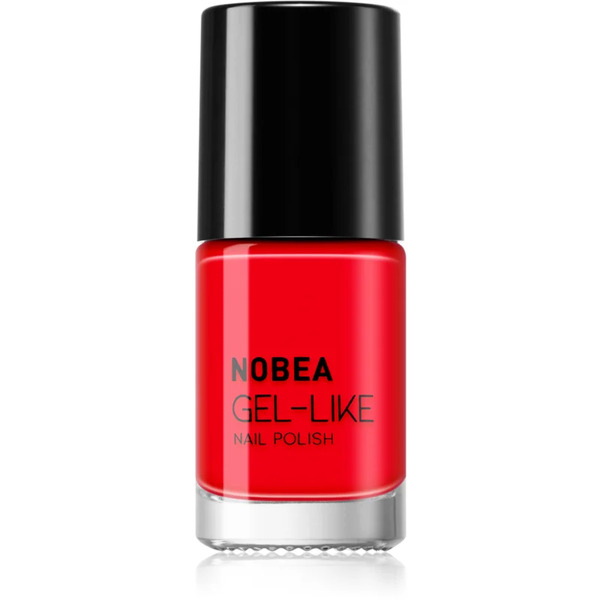  Nobea Day-to-day Gel-like Nail Polish Lakier Do Paznokci Z żelowym Efektem Odcień Ladybug Red #n08 6 Ml 