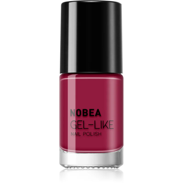  Nobea Day-to-day Gel-like Nail Polish Lakier Do Paznokci Z żelowym Efektem Odcień Pomegranate Red #n45 6 Ml 