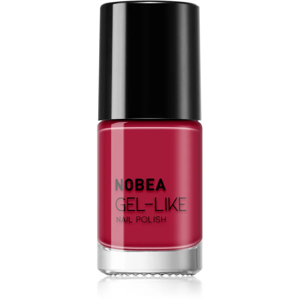  Nobea Day-to-day Gel-like Nail Polish Lakier Do Paznokci Z żelowym Efektem Odcień Red Passion #n56 6 Ml 