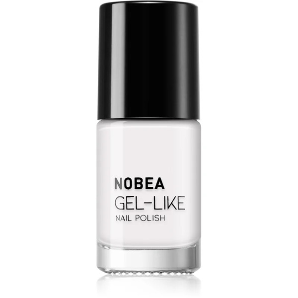  Nobea Day-to-day Gel-like Nail Polish Lakier Do Paznokci Z żelowym Efektem Odcień Snow White #n57 6 Ml 