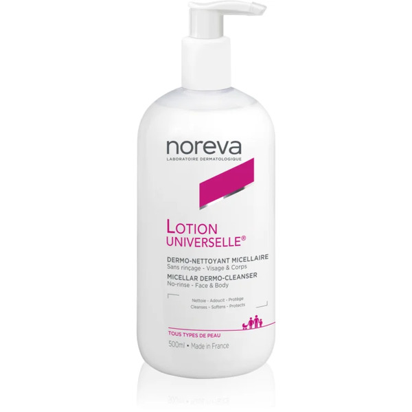  Noreva Lotion Universelle Micellar Dermo-cleanser Mleczko Micelarne Do Twarzy I Ciała Dla Cery Wrażliwej 500 Ml 