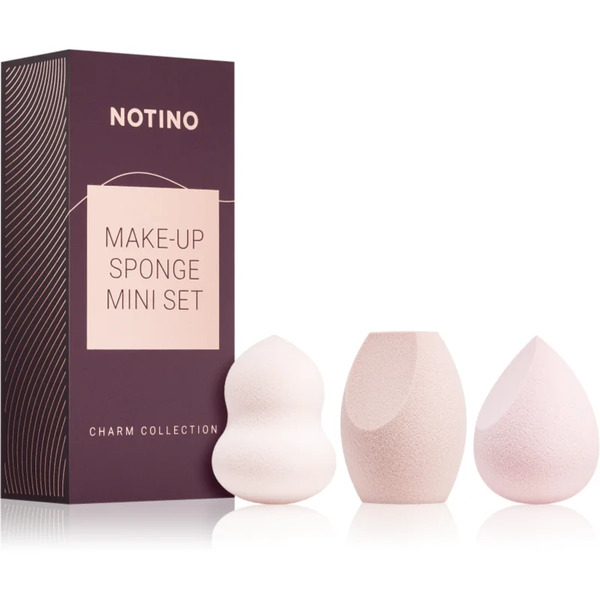 Notino Charm Collection Mini Make-up Sponge Set Zestaw Mini Gąbeczek Do Podkładu 