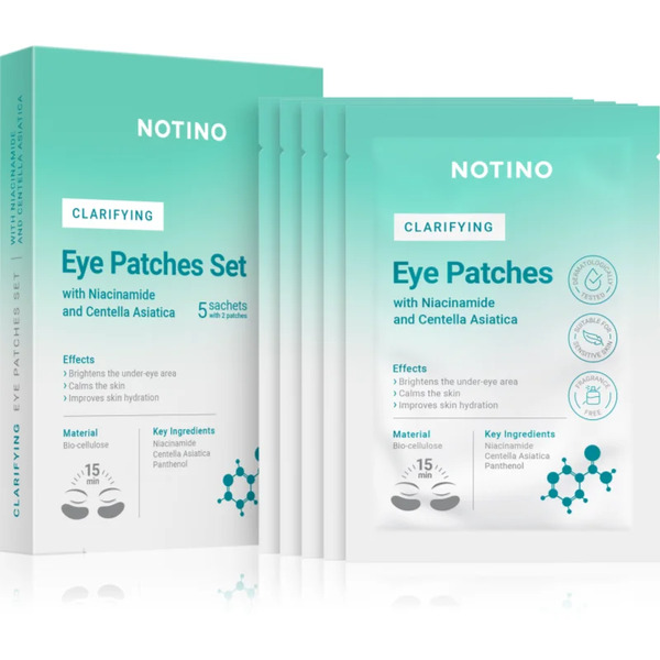  Notino Clarifying Bio-cellulose Eye Patches Set With Niacinamide And Centella Asiatica Maseczka Rozjaśniająca Do Okolic Oczu 