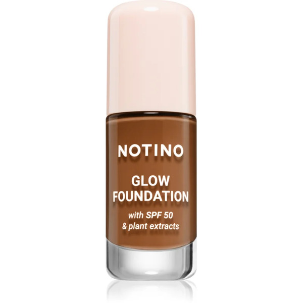 Notino Foundation Glow Foundation With Spf 50 & Plant Extracts Podkład Rozjaśniający Spf 50 01 Deep Neutral 30 Ml 