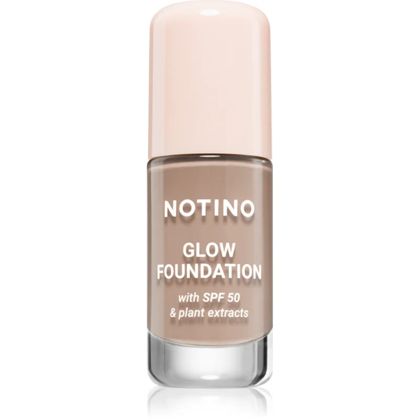  Notino Foundation Glow Foundation With Spf 50 & Plant Extracts Podkład Rozjaśniający Spf 50 02 Light Medium Cool 30 Ml 