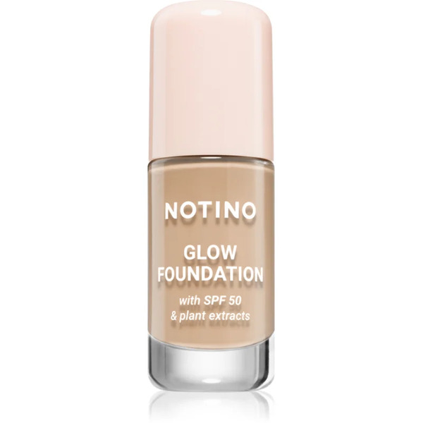  Notino Foundation Glow Foundation With Spf 50 & Plant Extracts Podkład Rozjaśniający Spf 50 01 Light Medium Neutral 30 Ml 